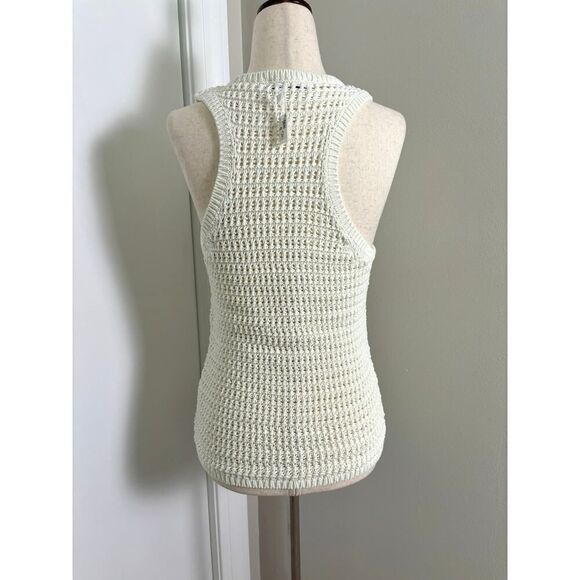 NWT J Crew Cream Crochet Sweater Shell - Picture 2 of 7
